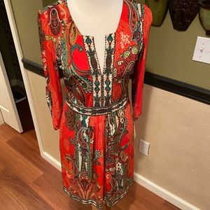 Beautiful sequined empire waist ECI dress NWT
